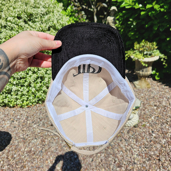 Poets Corduroy Embroidered Cap
