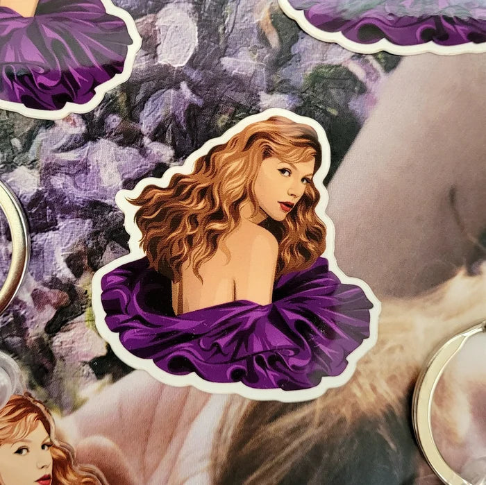 Speak Now Dress Acrylic Keychain/Sticker