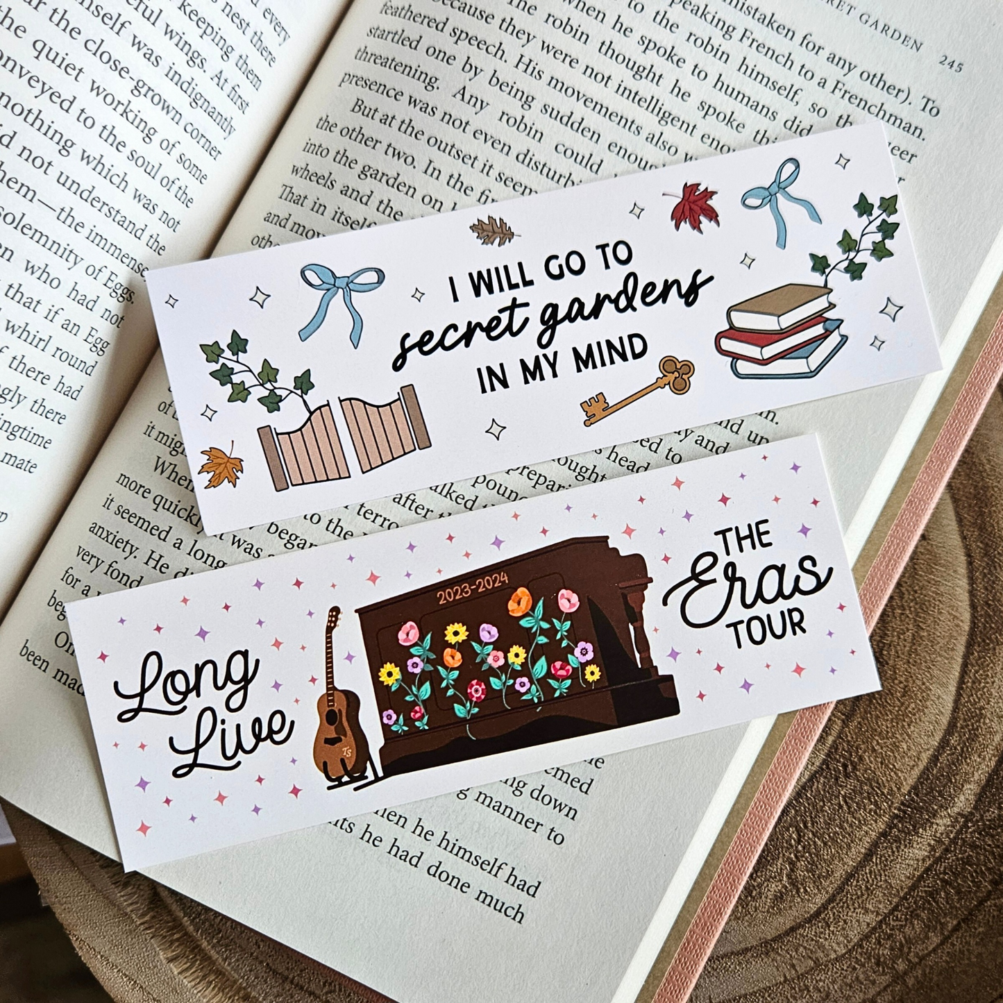 Secret Gardens + Long Live Bookmarks