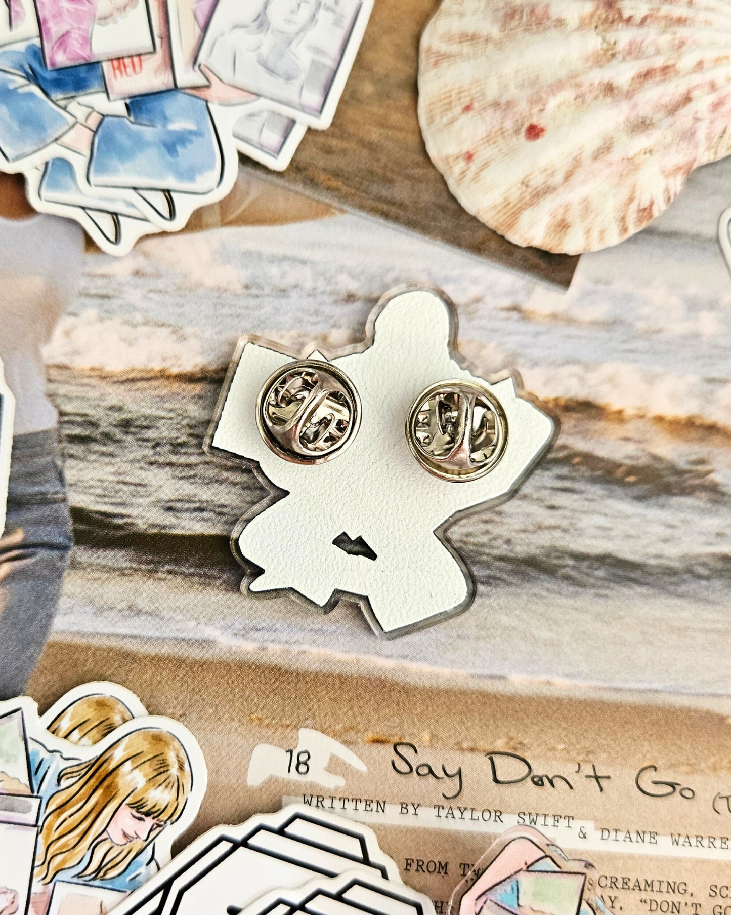 Masters You Belong With Me Acrylic Pin/ Sticker