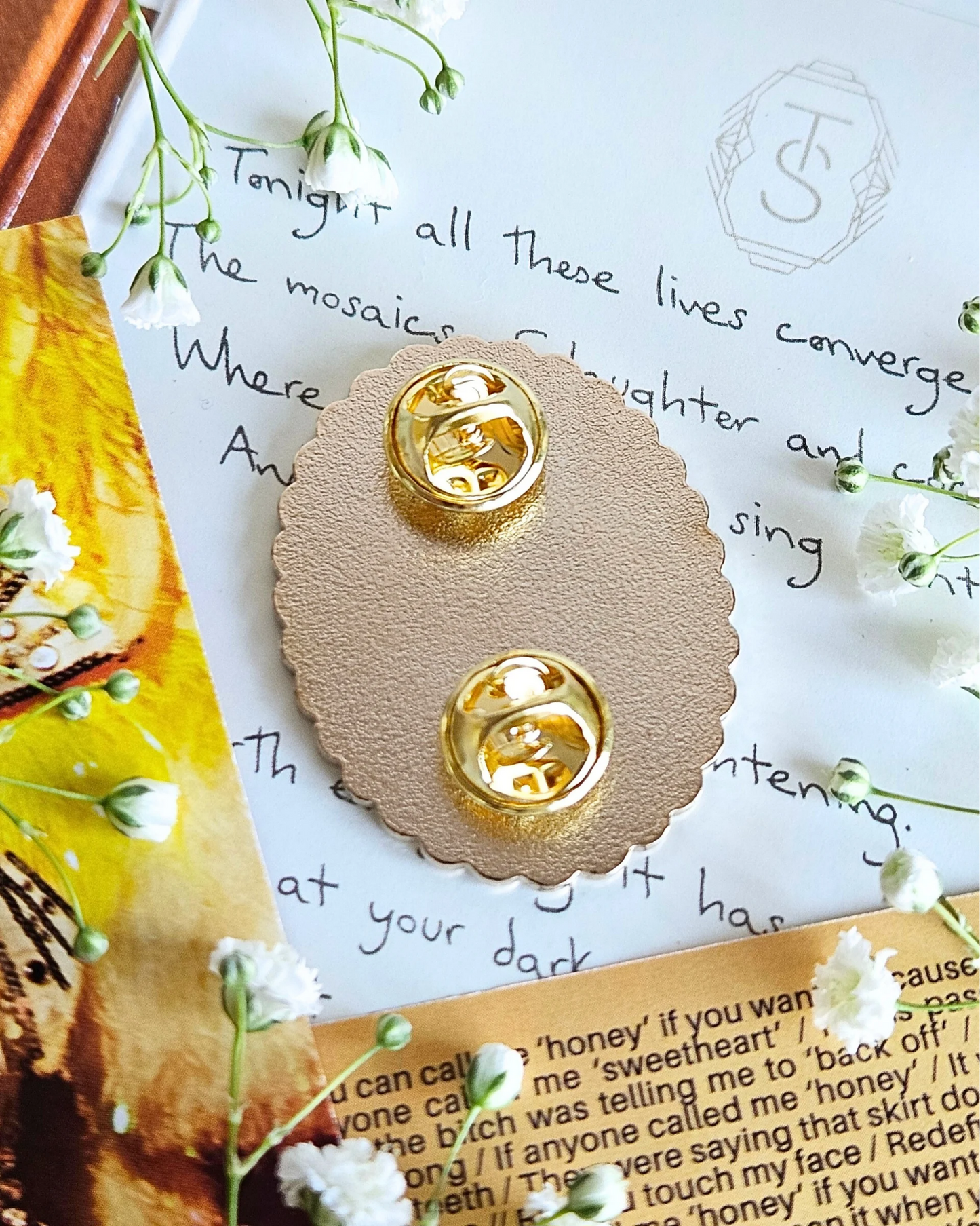 Honey Enamel Pin