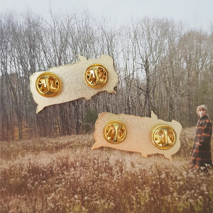 Evermore Title Enamel Pins