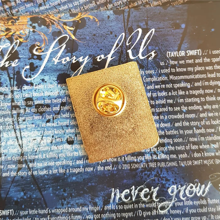 The Story of Us Enamel Pin
