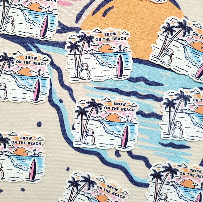 Snow On The Beach T-Shirt / Sticker