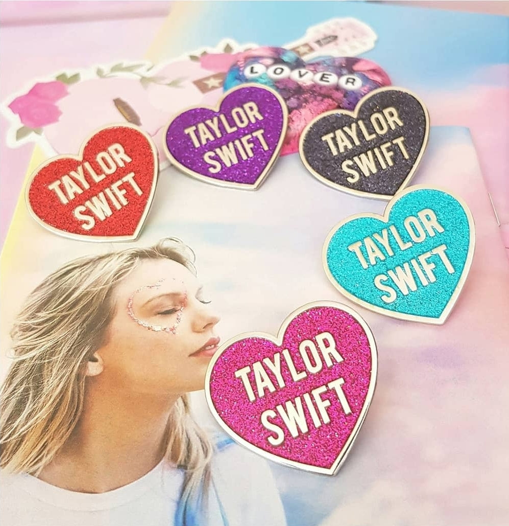 Love Heart Enamel Pins