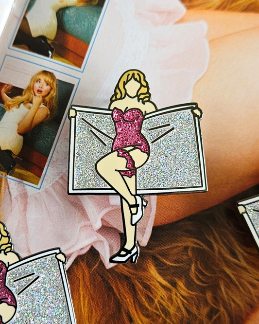 Sabrina Towel Enamel Pin