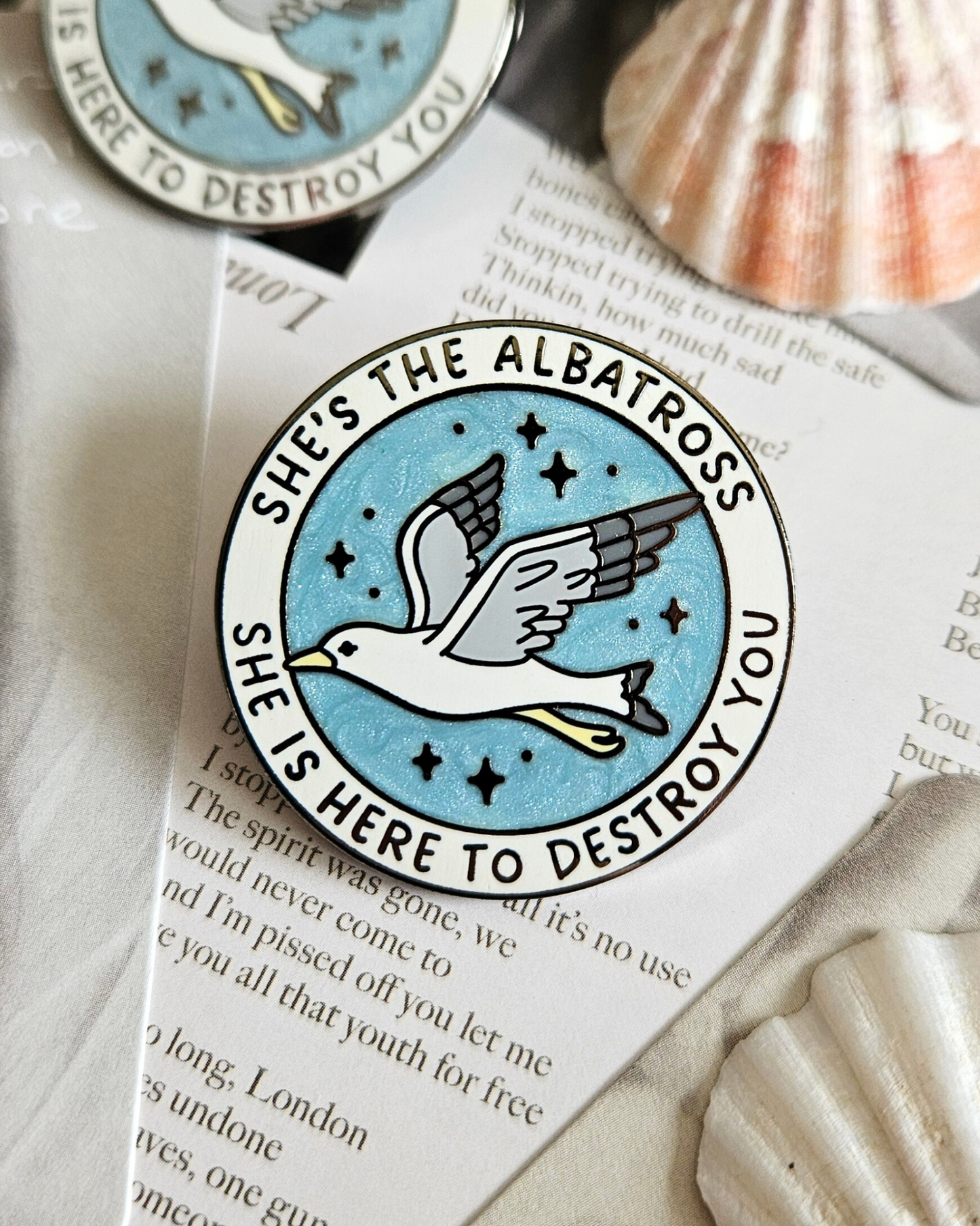 The Albatross Enamel Pin