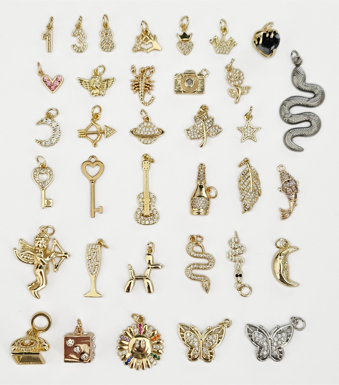 Various Charms Gold (Copper) FREE