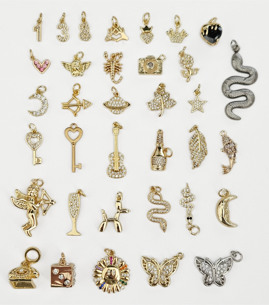 Various Charms Gold (Copper) FREE