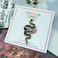 Snake Enamel Pin (new shape)
