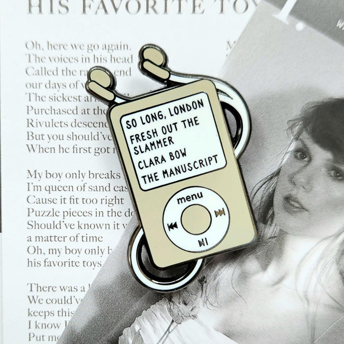TTPD Poets Ipod Enamel Pin