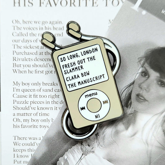 TTPD Poets Ipod Enamel Pin