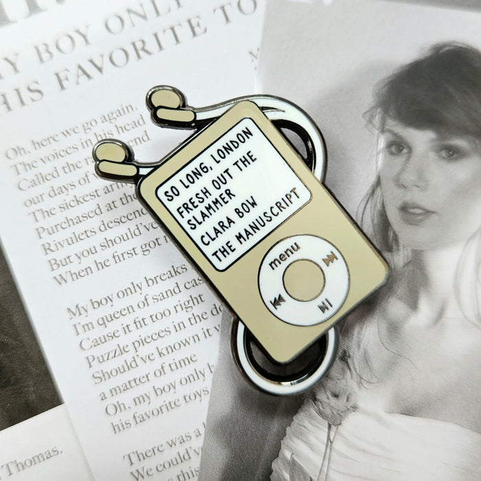 TTPD Poets Ipod Enamel Pin