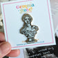 Crumbling Statue Enamel Pin