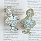 Crumbling Statue Enamel Pin