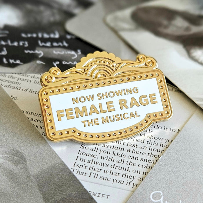 Female Rage Enamel Pin