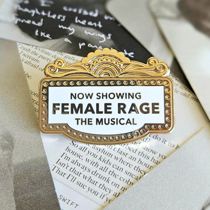 Female Rage Enamel Pin