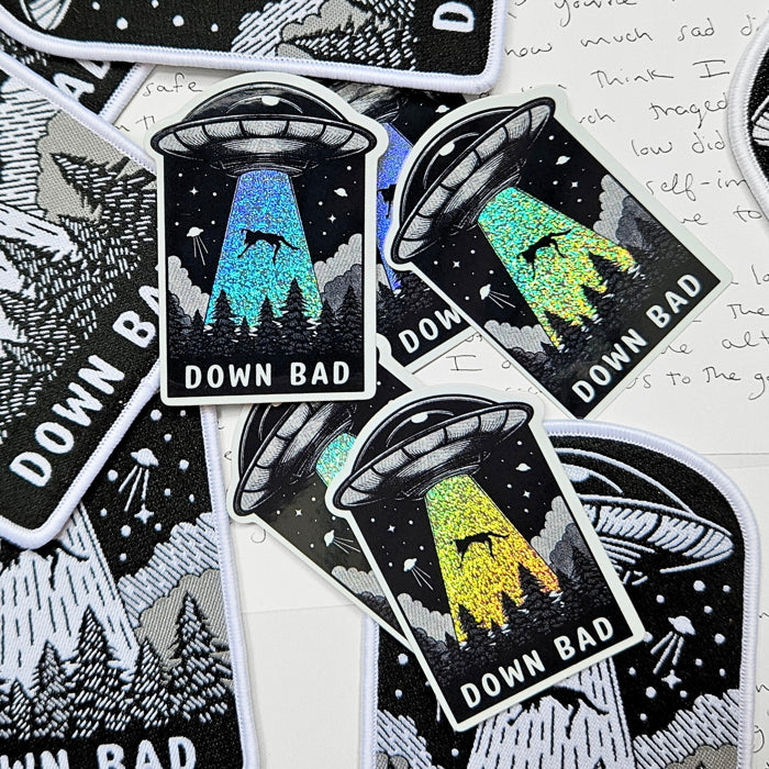 Down Bad UFO Patch/Sticker