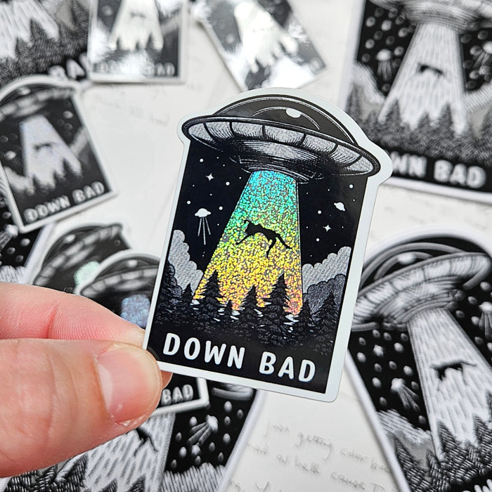 Down Bad UFO Patch/Sticker