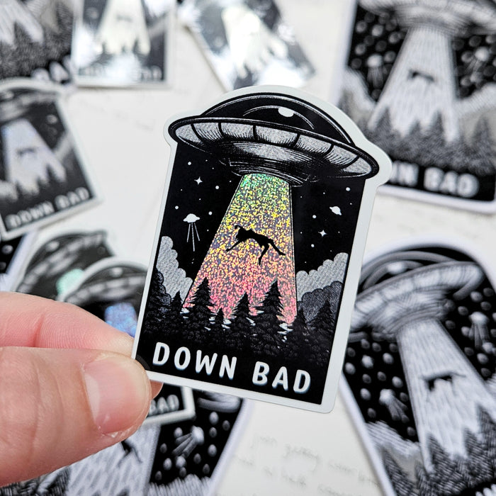 Down Bad UFO Patch/Sticker