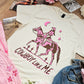 Cowboy Like Me Horse T-Shirt (Pink)