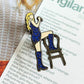 Vigilante Shit Chair Enamel Pin