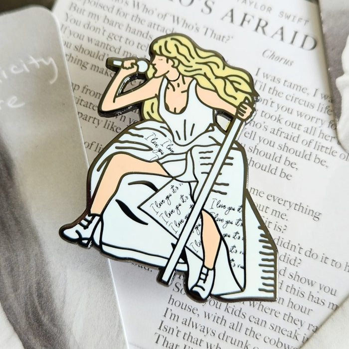 Poets Dress Enamel Pin