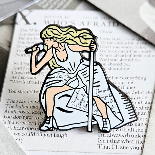 Poets Dress Enamel Pin