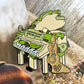 Champagne Problems Piano Enamel Pin