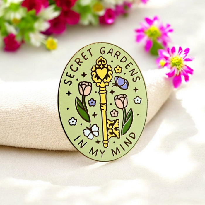 Secret Gardens Enamel Pin