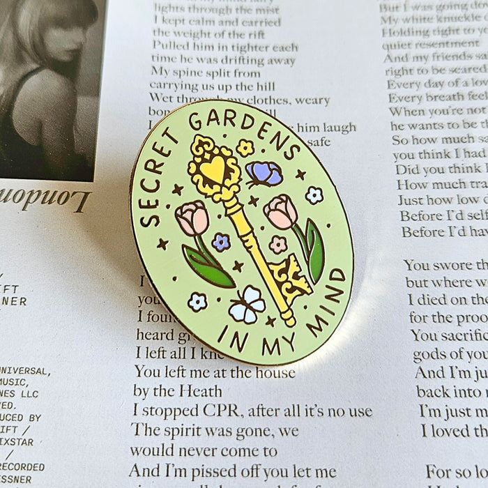 Secret Gardens Enamel Pin