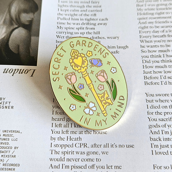 Secret Gardens Enamel Pin