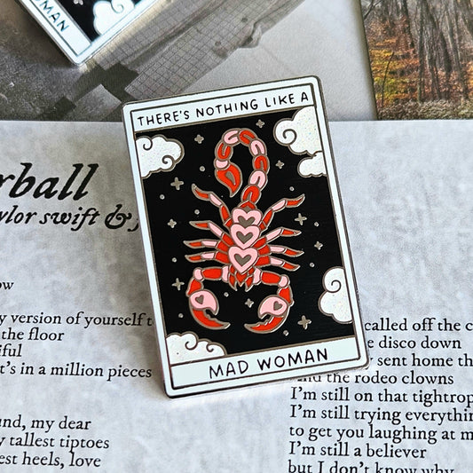 Mad Woman Enamel Pin