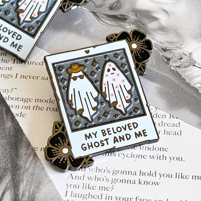 My Beloved Ghost And Me Enamel Pin
