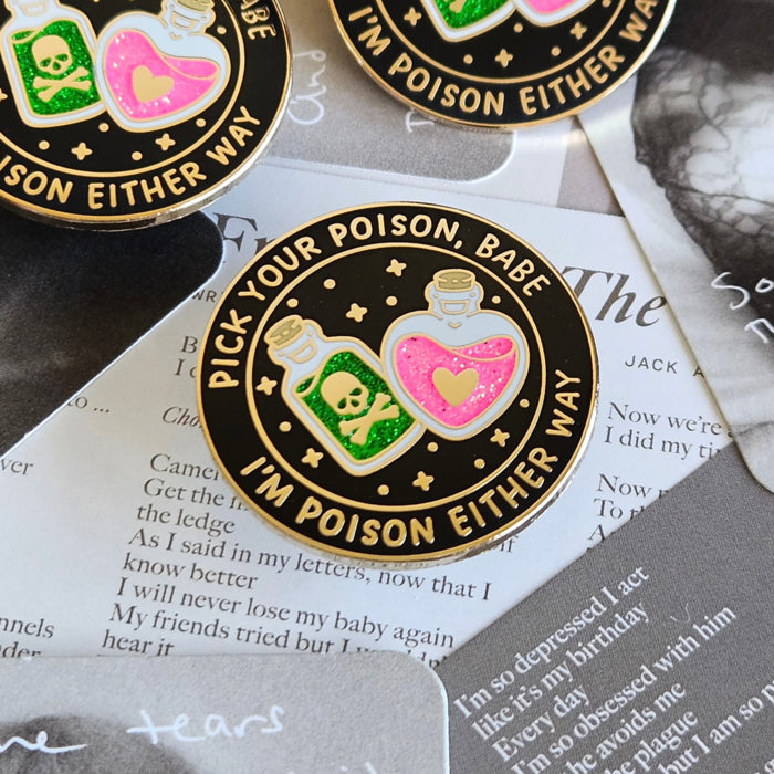 Pick Your Poison Enamel Pin