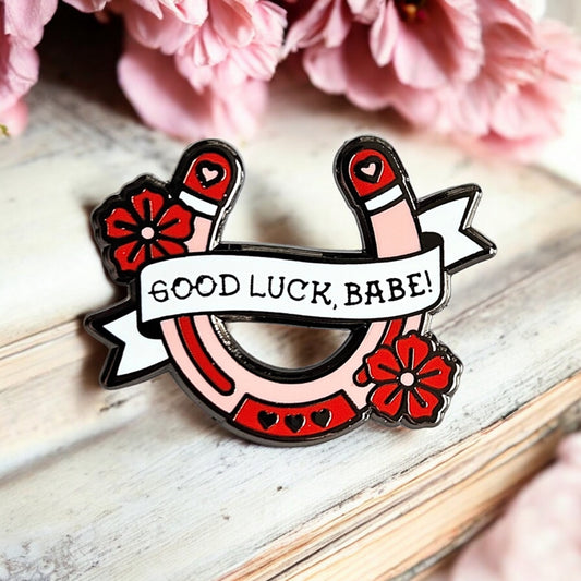 Chappell Roan Good Luck, Babe Enamel Pin