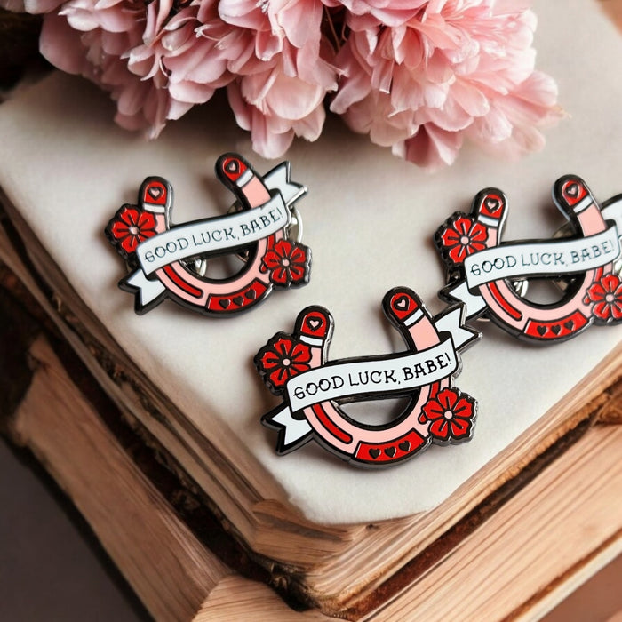 Chappell Roan Good Luck, Babe Enamel Pin