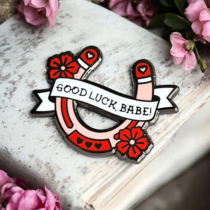 Chappell Roan Good Luck, Babe Enamel Pin