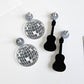 Fearless Guitar + Mirrorball Acrylic Earrings