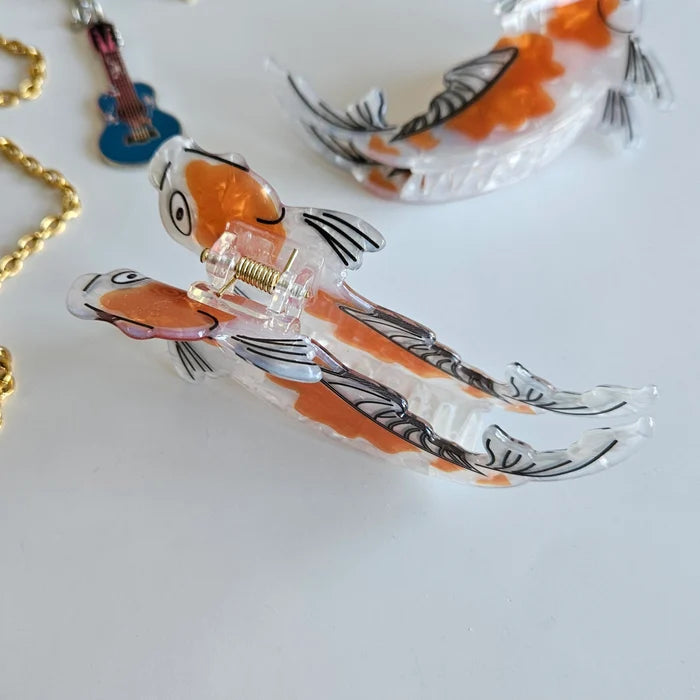 Koi Fish Hair Claw Clip