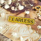 Fearless Text Enamel Pin