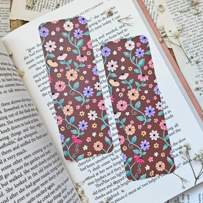 Piano Flowers Bookmark