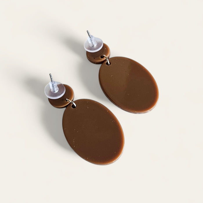 Piano Flowers Acrylic Earrings