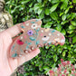 Acoustic Piano Flowers + Fearless Guitar Hair Claw Clips