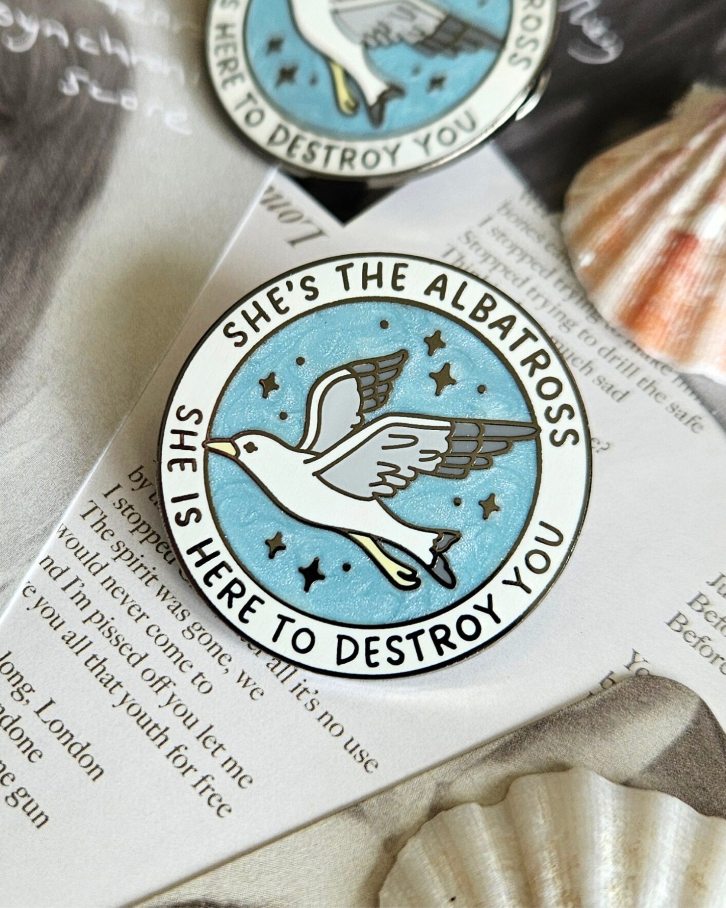 The Albatross Enamel Pin