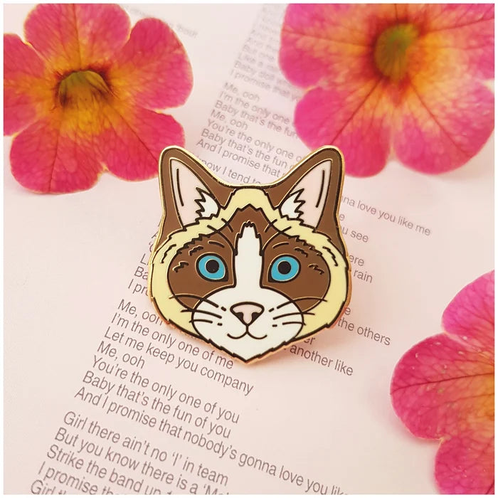 Benji Cat Enamel Pin