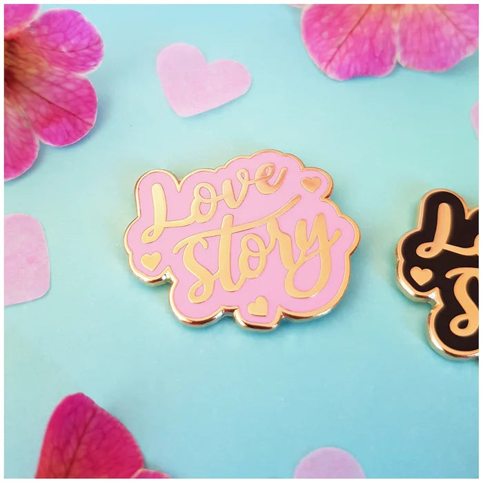 Love Story Enamel Pins