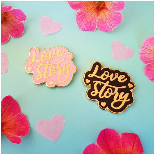 Love Story Enamel Pins