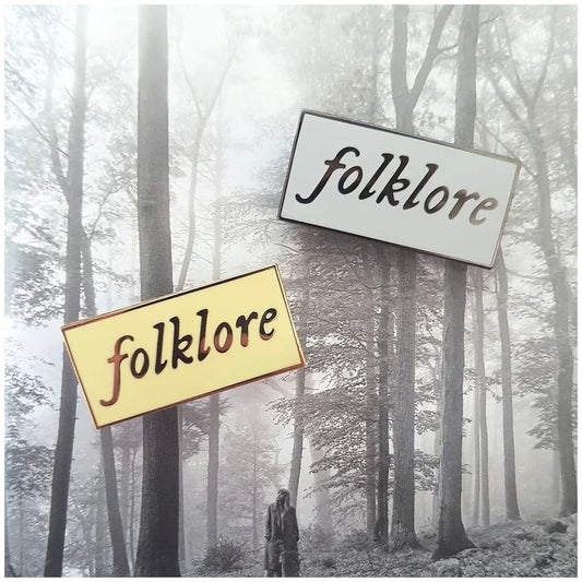 Folklore Title Enamel Pins