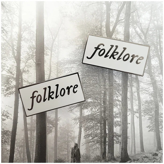 Folklore Title Enamel Pins